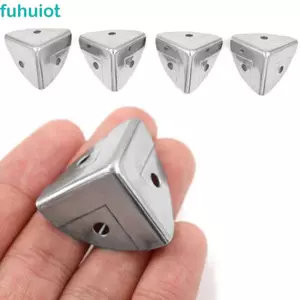 FUHUIOT Hộp Góc Bạc Sắt Bảo Vệ Góc Đồ Nội Thất Phần Cứng Vỏ Cổ Bảo Vệ Cạnh