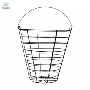 Dây Thép Bóng Golf Giỏ Xô Gia Cố Tay Cầm Màu Đen Để Thực Hành Lưu Trữ Câu Lạc Bộ Phụ Kiện Ý Tưởng Quà Tặng