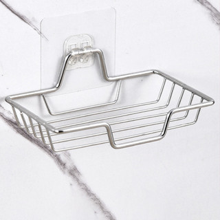 【COLORFUL】Easy Install Wall Mounted Stainless Steel Soap Dish for Bathroom and Kitchen Use