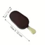 Đồ chơi bóp Popsicle mô phỏng QEARY, Đồ chơi nhồi bông sữa vui nhộn mới lạ, Đồ chơi bóp vui nhộn mới lạ Phục hồi chậm Đồ chơi bóp sô cô la TPR dễ thương Đồ chơi trẻ em
