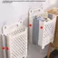 Ziyulinyuk Giỏ quần áo bẩn treo tường Giỏ đựng đồ gấp dung tích lớn Thiết kế rỗng chịu tải mạnh để thông gió VN