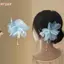 HFSHY Cổ Hàn Quốc Voan Hoa Ngọc Trai sel Tóc Sti Hình Chữ U Kẹp Tóc Tính Khí Phong Cách Trung Hoa Kẹp Tóc Cho Nữ Mũ VN