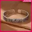 JASMINE Retro s Pixiu Charms Vòng Tay Nam Bạc 925 Thiết Kế Đơn Giản Phong Cách Trung Hoa Độc Đoán Mở Lắc Tay Trang Sức JASMINE