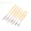 GE 7 Chiếc Thép Không Gỉ Tranh Sơn Dầu Dao Nghệ Sĩ Thủ Công Thìa Bảng Trộn Cạp Nghệ Thuật Dụng Cụ VN