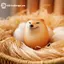 GE Creative Shiba Inu Thực Tế Hình Trứng PVC Trang Trí Bàn Làm Việc Trang Trí Chó & Trứng Liên Minh Trang Trí Cho Văn Phòng Tại Nhà Quà Tặng Giáng Sinh Vui Vẻ VN