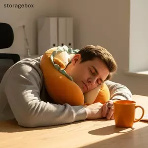 Gối Ne hình chữ U Dễ thương Ergonomic Ne Bảo vệ tựa đầu Gối mềm thoáng khí cho ô tô Quà tặng du lịch tại nhà Đẹp