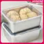 JASMINE 600ml Tủ Lạnh Bằng Thép Không Gỉ Hộp Bảo Quản Thực Phẩm Có Nắp Nhựa Chuẩn Bị Thực Phẩm Tươi Hộp Bảo Quản Hộp Dã Ngoại JASMINE