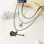 MAKY Ngôi Sao Mặt Dây Chuyền Vintage Nelace Punk Ngôi Sao Choker Ro Roll Guitar Lớp Nelace Dành Cho Nữ Eboy Egirl Thanh Đảng Trang Sức VN