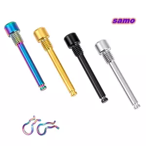 SAMO 2 Bộ Bu lông đệm phanh, Bu lông phanh đĩa dài 31mm có ren M4, Vít kẹp phanh hợp kim titan bền cho xe đạp leo núi