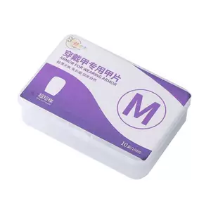 VFZ 100 Chiếc Bấm Vào Đầu Móng Tay Full Cover Siêu Mỏng Móng Tay Giả Miếng Dán Gel Móng Tay Hệ Thống Nối Dài Rõ Ràng Móng Tay Giả Phụ Kiện Nghệ Thuật Louislifecool