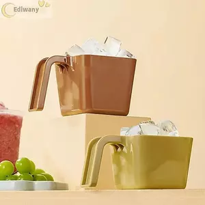 Xẻng đá EDIWANY, Muỗng đá vuông bằng nhựa, Dụng cụ nhà bếp 280 / 350 / 470 / 590ML