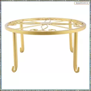 Sàn Nồi Sắt Giá Đỡ Cây Kệ Hoa Kệ Sân Vườn Cây Ban Công Giá Tròn Trang Trí Nhà