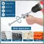 Máy cắt ống bên trong cho ống nhựa Pvc có tay cầm và bánh xe cắt Grit, Hướng dẫn đo độ sâu cắt có thể điều chỉnh 7 Inch