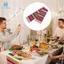 2 Gói 14 By 84 Inch Mexico Table Runner 14 x 84 Inch Tiệc Mexico Trang Trí Đám Cưới Viền Cotton Serape Chăn Bàn Á Quân (Đỏ