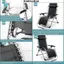 Ghế Thay Thế Vải Gấp Recliners Lưới Phần Cho Cắm Trại Ngoài Trời Sân Bãi Cỏ Sân Hồ Bơi 63X17In