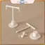 POWER Miniature 112 Quần áo nhà búp bê Ra Khăn gỗ đứng thẳng sắp xếp cho phòng ngủ Trang trí nội thất DIY.