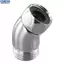 <cosyh>Durable Chrome Shower Elbow Adapter 135 Degree Compatible with Most Shower Heads