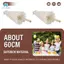 6 Chiếc Dù Giấy 60Cm Đi Biển Ô Trắng DIY Ô Đạo Cụ Chụp Ảnh Cho Bé Tắm Tiệc Cưới