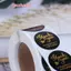 500 Chiếc Cảm Ơn Bạn stier Trang Trí Đám Cưới Tem Nóng Nhãn Tròn Màu Hồng