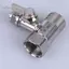 1 Bộ Bộ Chuyển Đổi Nước Cấp RO 1 / 2 Đến 1 / 4 3 / 8 Inch Có Van Tắt Đồng Thau Lâu Dài Cho Dưới Bồn Rửa Lọc mới