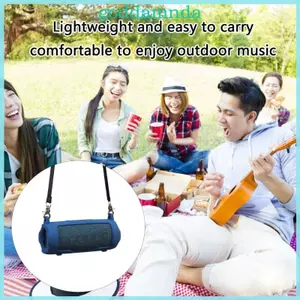 GODD Độ bền Da cao su cho Flip 7 Vỏ loa Túi đeo vai chống trầy xước