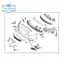 Viền viền trước bên trái & bên phải Chrome cho C Class W205 C180 C200 A2058851374 A2058851474