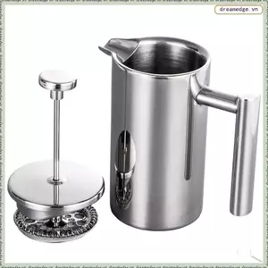 Nồi pha cà phê 350ml Máy pha cà phê kiểu Pháp Máy pha cà phê cách nhiệt hai tường bằng thép không gỉ