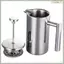 Nồi pha cà phê 350ml Máy pha cà phê kiểu Pháp Máy pha cà phê cách nhiệt hai tường bằng thép không gỉ