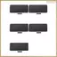 Thảm tập Pilates 5X Dày 60X25X1.5Cm Đệm đệm đầu gối Yoga Hỗ trợ bổ sung cho đầu gối Cổ tay Khuỷu tay màu đen