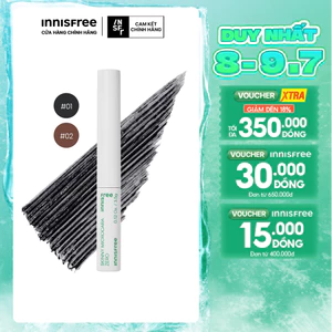 Mascara chải mi siêu mảnh chống trôi innisfree Skinny Microcara Zero 3.5g