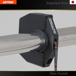 Daytona Motorcycle Switch Clamp - Slim Toggle Type for φ22.2/25.4 Bars 【Model 79340】