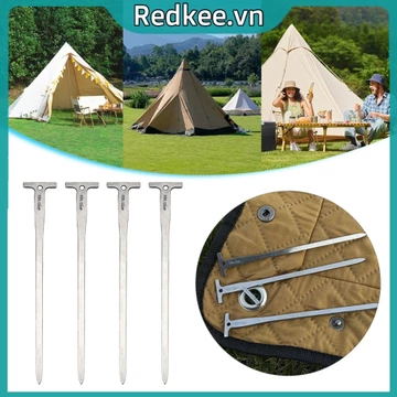 4 12cm Lều Cắm Trại Chốt Có Lỗ Đi Bộ Đường Dài Lều Móng Tay Thép Không Gỉ Cắm Trại Lều Gai Cho Cắm Trại Tán Mái hiên