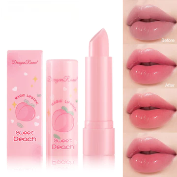 Son Dưỡng Môi Đổi Màu Nữ Dưỡng Ẩm Dưỡng Ẩm Thay Đổi Màu Son Môi Trái Cây Thay Đổi Nhiệt Độ Đào Hồng Son Môi Lip Jelly WJG