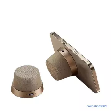 Loa Bluetooth Không Dây Mini NOURISHBOW, Loa Bluetooth Di Động 2 Trong 1, Đế Điện Thoại Không Dây Nhỏ Gọn Tuổi Thọ Pin Dài Loa Bluetooth Mini Hoạt Động Ngoài Trời