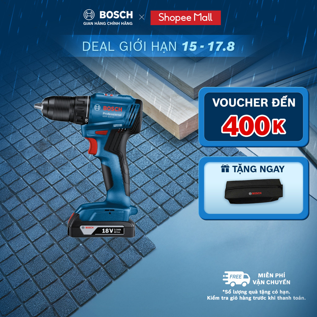 Máy khoan vặn vít Bosch GSR 185-LI