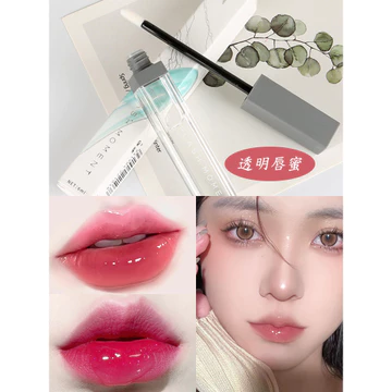 Dưỡng Ẩm Trong Suốt Son Bóng Không Màu Nước Bóng Dưỡng Ẩm Son Bóng Dính Lấp Lánh Thủy Tinh Son Môi Lớp Son Môi Môi Môi Đường Môi