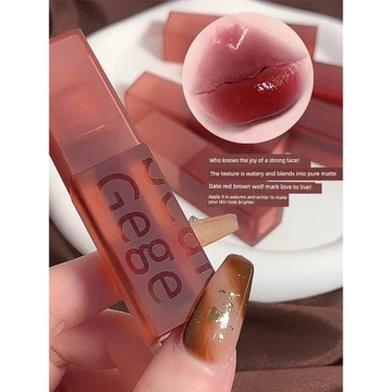 son môi son black rouge Gege Gấu Nhung Matte Lip Glaze Cốc Chống Dính Không Phai Màu Giả Mặt Son Môi Làm Trắng Da Học Sinh Son Môi Giá Rẻ