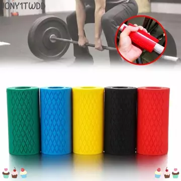 JONY1TWDD 1 Tay cầm tạ, Tay cầm tạ chống trượt dày, Dụng cụ sức mạnh cánh tay thoải mái Tay cầm ly hợp Barbell có tay cầm thanh cho tạ