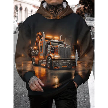 Áo hoodie in 3D nam, Áo hoodie nam bán chạy hạng nặng kiểu Mỹ, Áo khoác dạo phố thoải mái cổ điển bán chạy, Áo hoodie nam bán chạy cổ điển mùa xuân thu thoáng khí