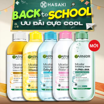 [DAILY] Nước Tẩy Trang Garnier Làm Sạch Sâu Dịu Nhẹ Cho Mọi Loại Da 400ml Hasaki Chính Hãng