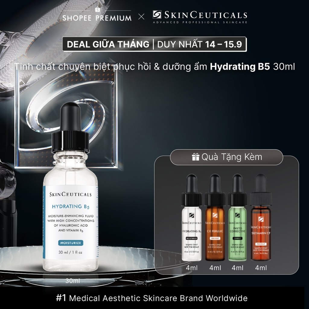 Dưỡng chất cấp ẩm và phục hồi cho mọi loại da Skinceuticals Hydrating B5 30ml