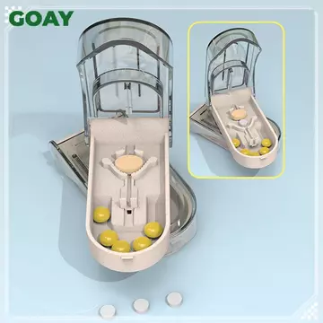 GOAY 1 Chiếc Di Động Máy Cắt Thuốc Chia Thuốc Bảo Quản Máy Tính Bảng Bộ Chia Cắt Máy Thái Tại Nhà Hộp Đựng Thuốc Hộp Đựng Thuốc VN