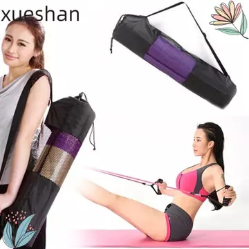 XUESHAN Túi Thảm Tập Yoga, Co Giãn Cơ Bụng Dây Đeo Có Thể Điều Chỉnh Gói Thảm Tập Yoga, Lưới Thể Thao Túi Thể Thao Yoga Thoáng Khí Cho Pilates Tập Yoga Thảm Tập Yoga