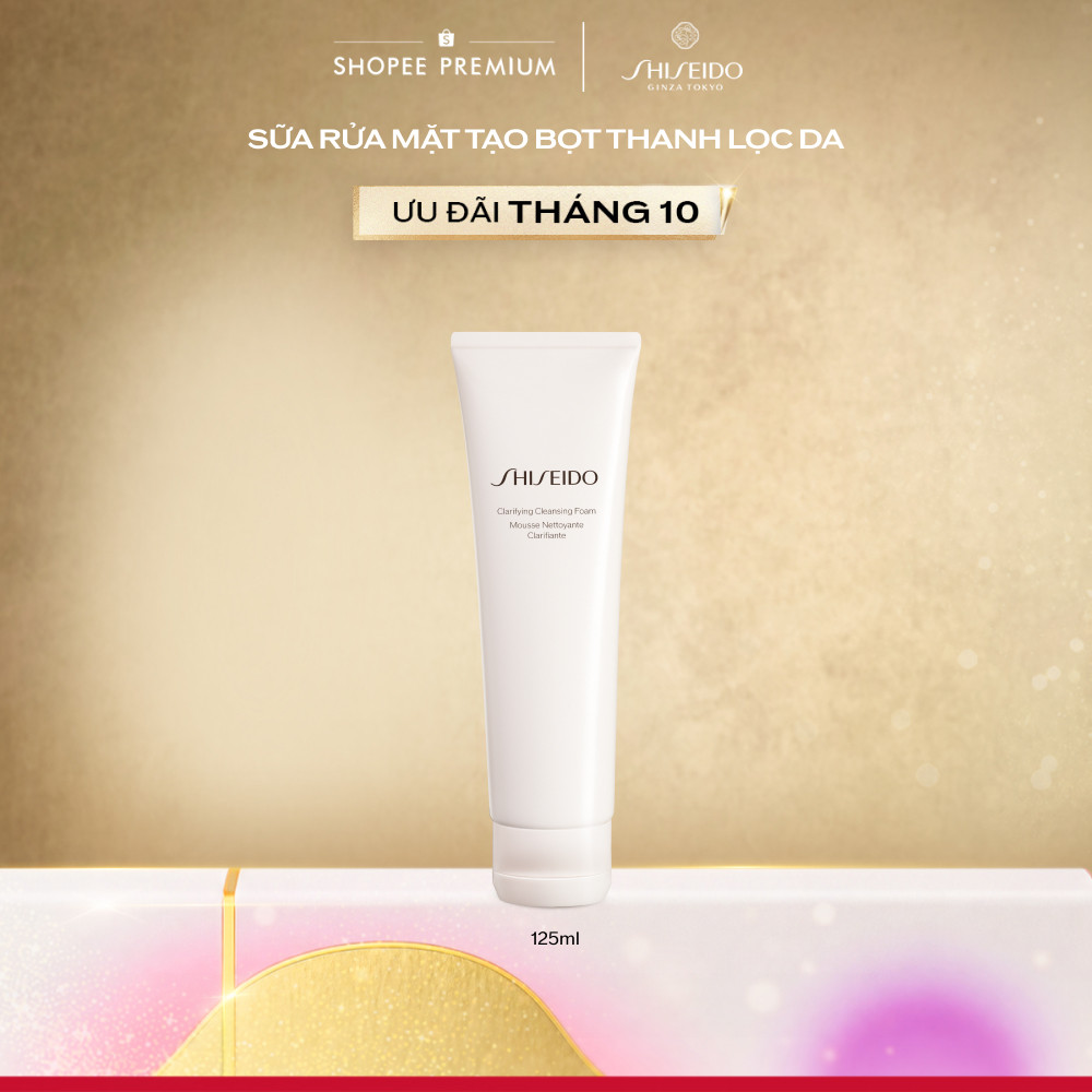 Sữa rửa mặt tạo bọt thanh lọc da SHISEIDO Clarifying Cleansing Foam 125ml