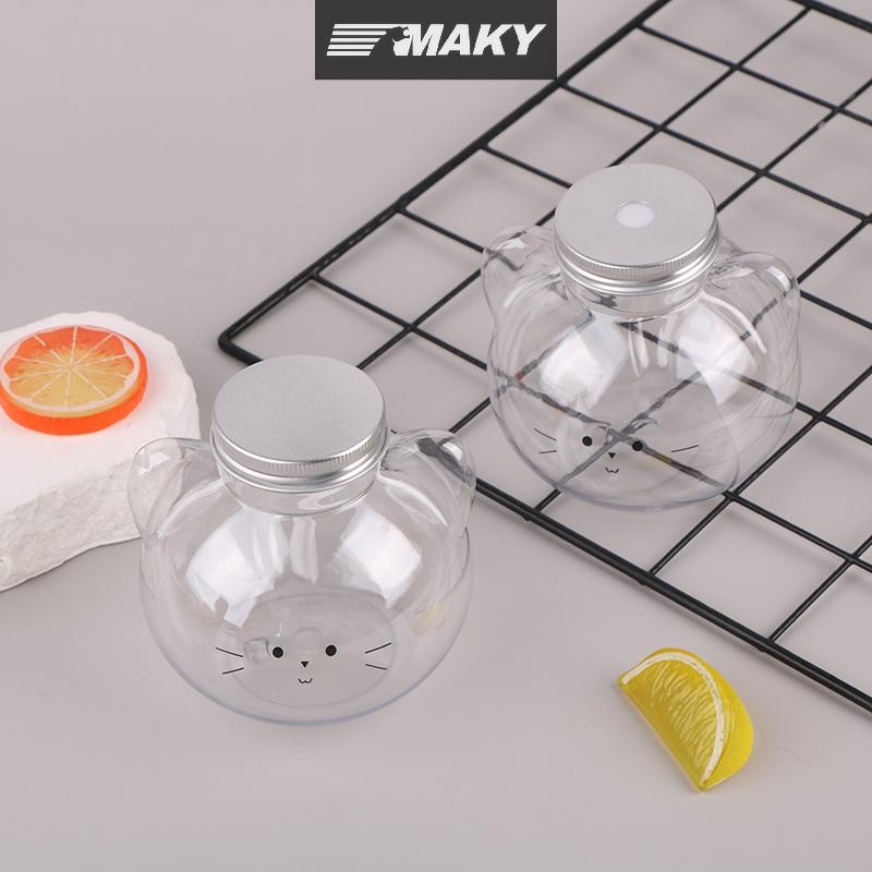 Newwellknownepic Chai Nước Trà Sữa Nước Cà Phê Cốc Uống Di Động Nhà Trong Suốt Chai Nước Giải Khát BPA Free VN