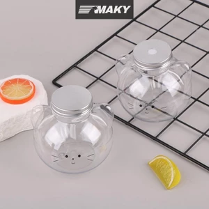 Newwellknownepic Chai Nước Trà Sữa Nước Cà Phê Cốc Uống Di Động Nhà Trong Suốt Chai Nước Giải Khát BPA Free VN