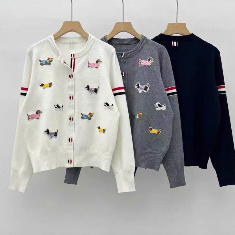 Áo Khoác Len In Động Vật KCloset Áo Cardigan Chất Len Tăm Dày Dặn Dáng Rộng Nam Nữ NA14