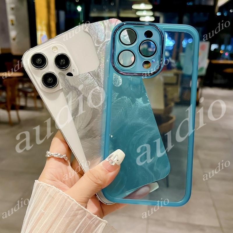 Ốp điện thoại lấp lánh lông vũ bằng Laser OPPO Find X9 Pro 5G cho Oppo Find X9 Pro X9Pro 5G 2025 với màng bảo vệ ống kính máy ảnh đầy đủ Vỏ trong suốt cho Ốp lưng OPPO FindX9 Pro 5G
