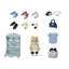 EPOCH Sylvanian Families Town Fashion Coordinate Set — Dollhouse Fashion & Accessories Collection (Ages 3+)