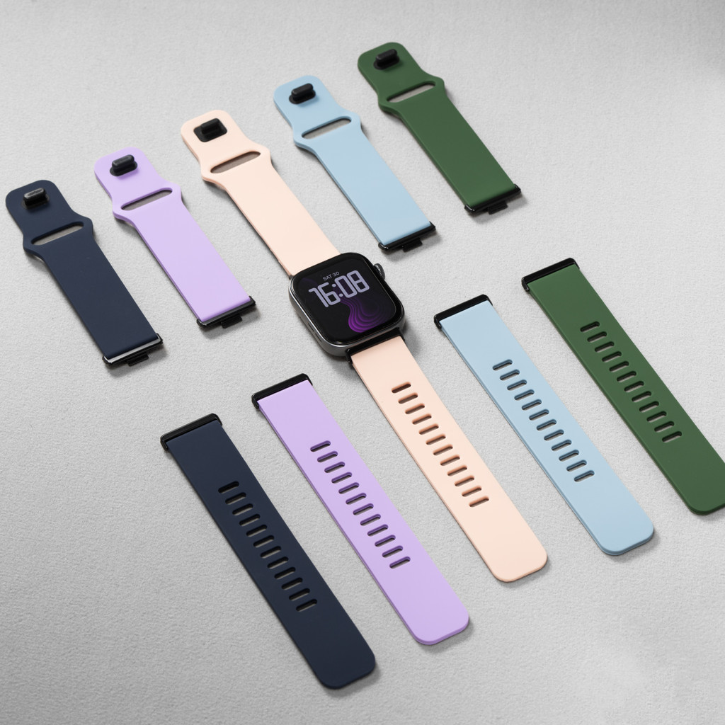 Dây đeo silicon thể thao thoáng khí cho Huawei Watch 5 Pro/5/4 Pro/4/3, điều chỉnh